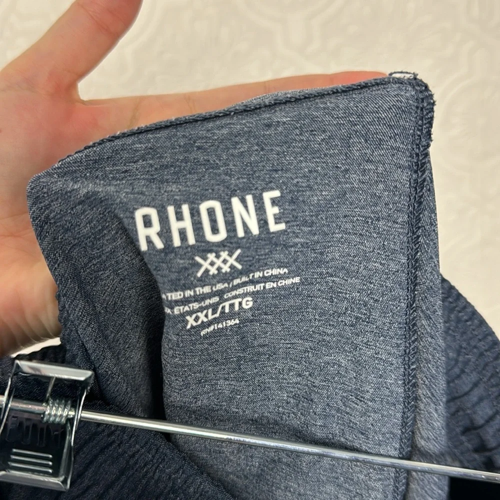 Rhone Shorts 7” ‎ Unlined Navy Blue Performance Everyday XXL Stretchy Flexible